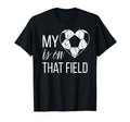 Soccer Mom My Heart Is That Soccer T-Shirt - Custom Art Print for Adults - T-Shirt, Sweatshirt, Hoodie