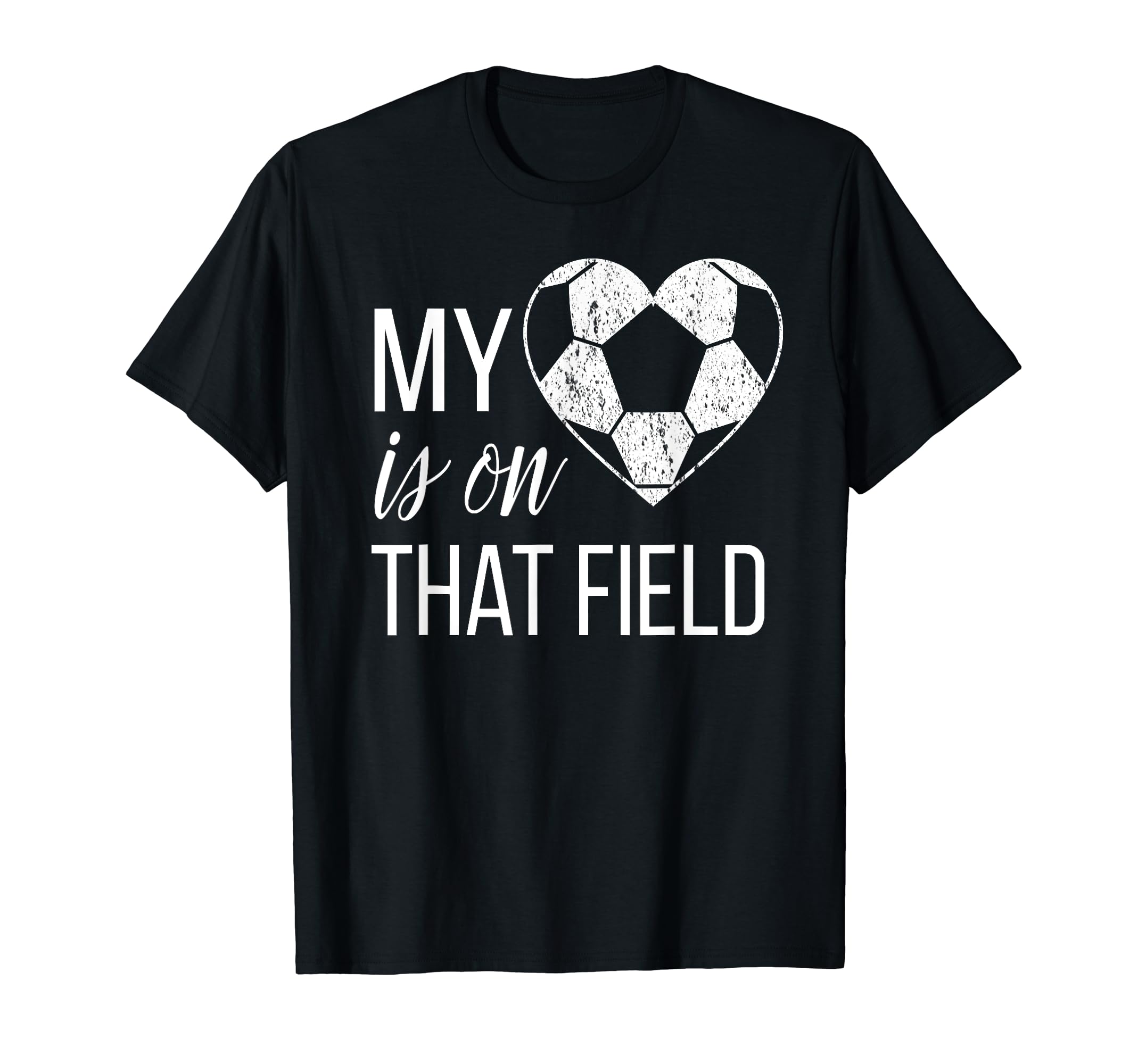 Soccer Mom My Heart Is That Soccer T-Shirt - Custom Art Print for Adults - T-Shirt, Sweatshirt, Hoodie
