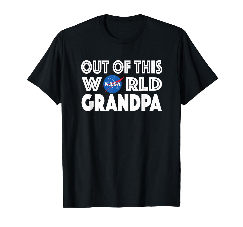 Out This World Grandpa Nasa T-Shirt - Custom Art Print Unisex - T-Shirt, Sweatshirt, Hoodie