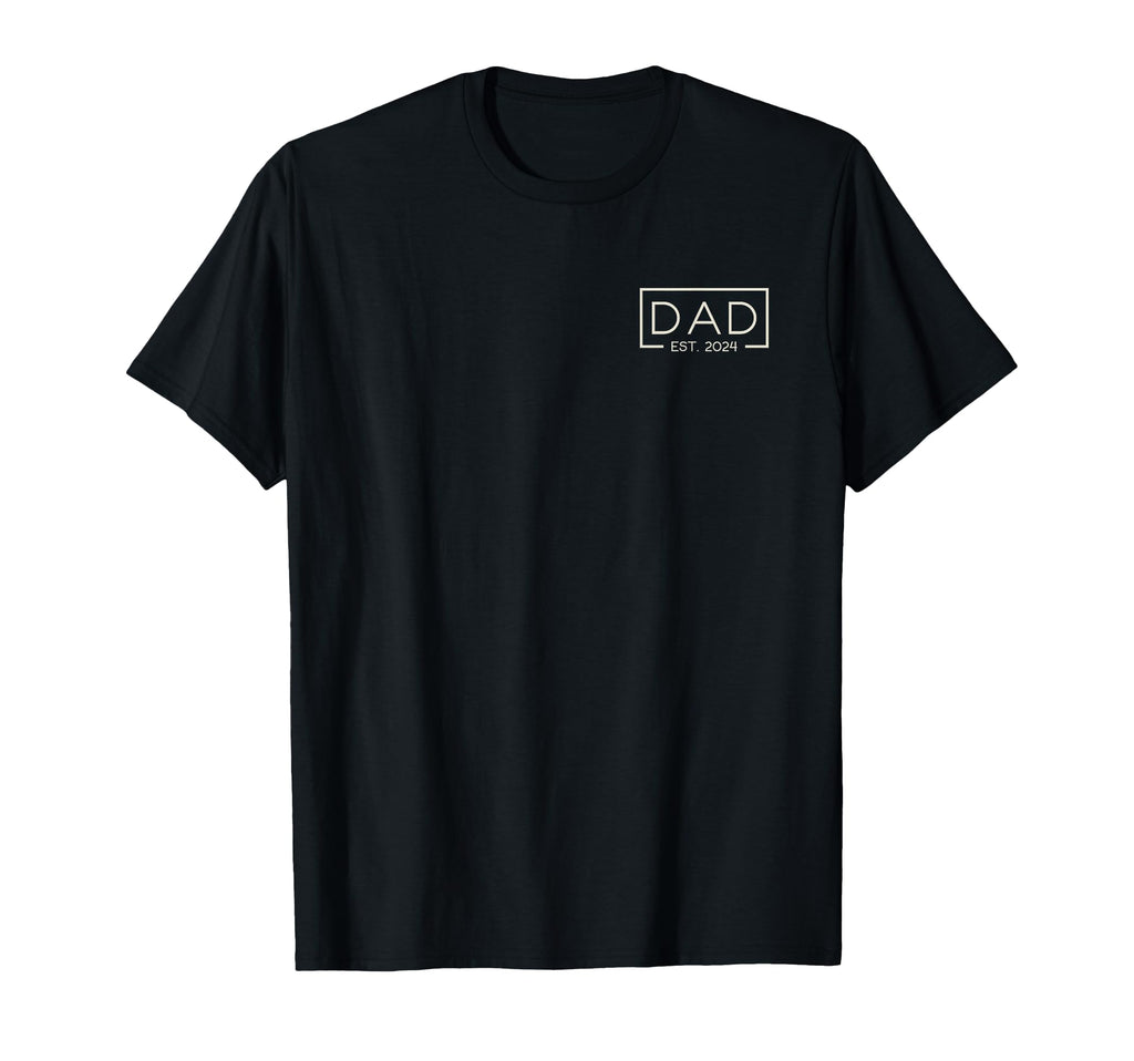 Dad Est 2024 Logo Dad Since 2024 T-Shirt - Custom Art Print Unisex - T-Shirt, Sweatshirt, Hoodie