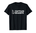Captain Gramps Sailing Boating Boat T-Shirt - Minimalist Print Men Women - T-Shirt, Sweatshirt, Hoodie