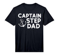 Mens Captain Step Dad Boat Owner T-Shirt - Trendy Graphic for Adults - T-Shirt, Sweatshirt, Hoodie