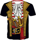 Pirate Costume Men Adult Funny 3D Print Graphics - Adult & Kids T-Shirts, Sweatshirts & Hoodies apparel design preview 1