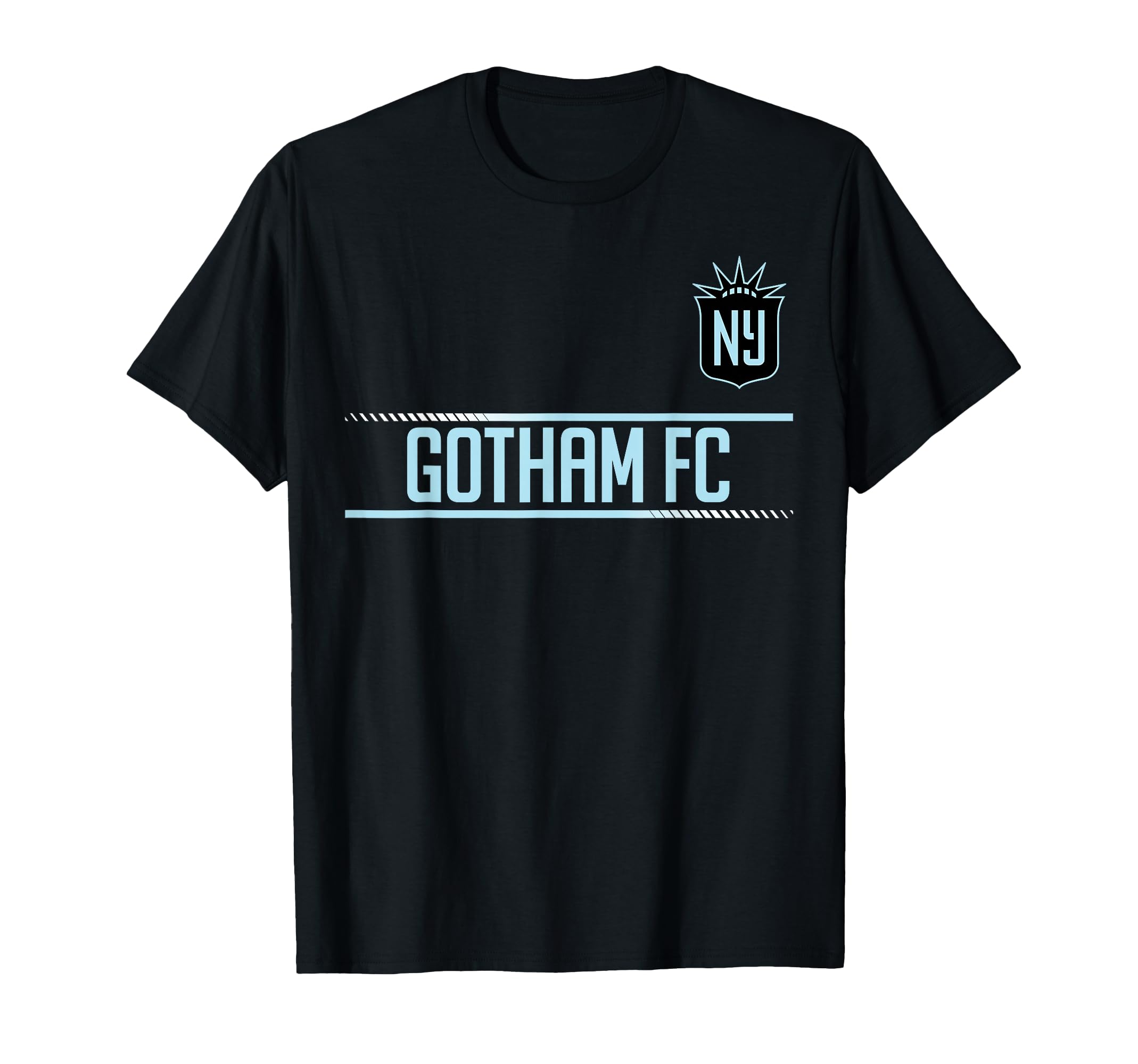Officially Licensed Nwsl Nj Ny Gotham T-Shirt - Novelty Apparel for Adults - T-Shirt, Sweatshirt, Hoodie