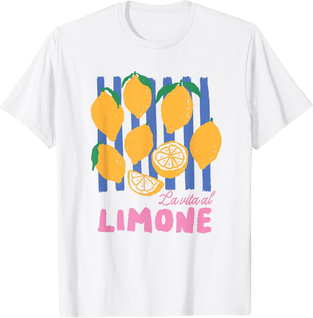 La Vita al Limone Funny Italian Lemon Fruit Summer - Adult & Kids T-Shirts, Sweatshirts & Hoodies apparel design preview 1