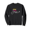 Free Venezuela Flag Sweatshirt - Casual Everyday Wear for Adults - T-Shirt, Sweatshirt, Hoodie
