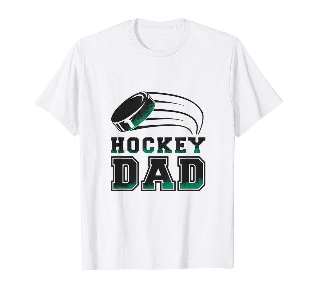 Mens Hockey Dad Father Athlete T-Shirt - Casual Everyday Wear Men Women - T-Shirt, Sweatshirt, Hoodie