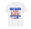 Great Grandpa Little Firecracker Fourth T-Shirt - Streetwear Style Unisex - T-Shirt, Sweatshirt, Hoodie
