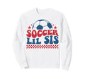 Soccer Lil Sis Soccer Sister Sweatshirt - Custom Art Print for Adults - T-Shirt, Sweatshirt, Hoodie