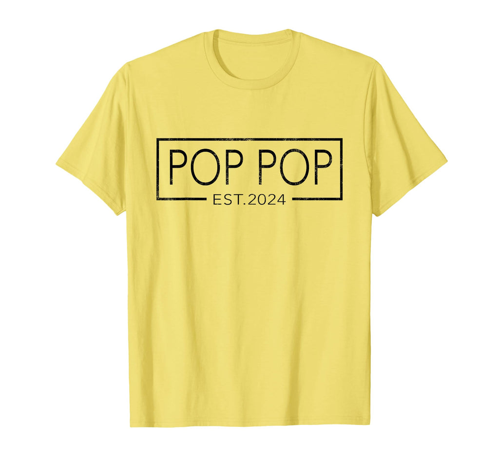 Soon To Be Pop Pop 2024 Fathers Day T-Shirt - Custom Art Print for Adults - T-Shirt, Sweatshirt, Hoodie