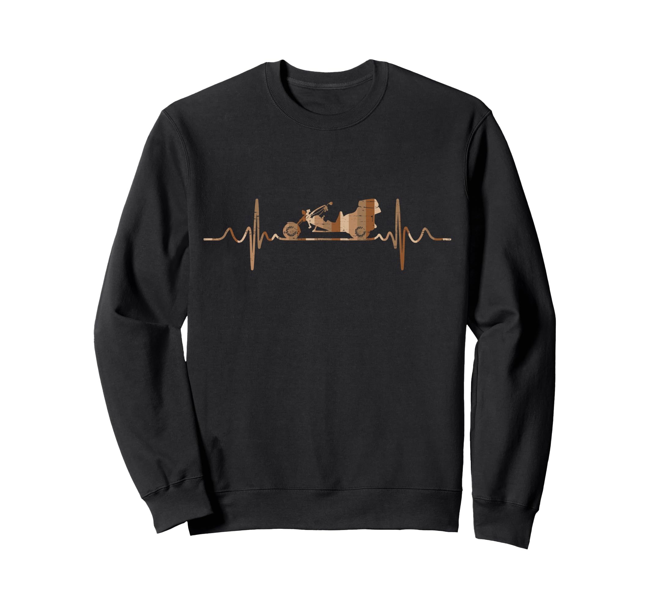 Trike Rider Heartbeat Trikes Tricycle Sweatshirt - Graphic Print Unisex - T-Shirt, Sweatshirt, Hoodie