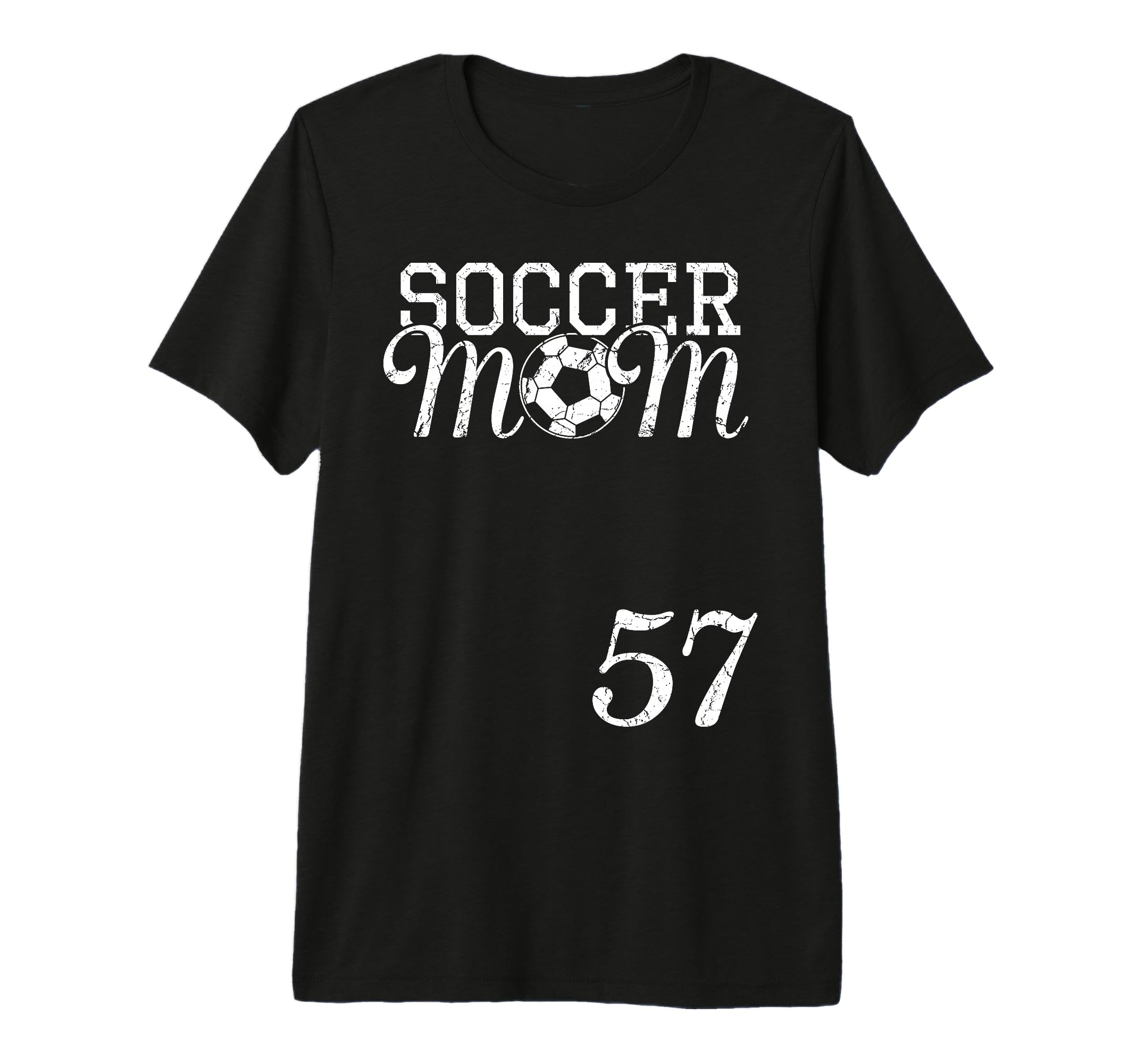 Soccer Mom Jersey Number 57 Favorite T-Shirt - Custom Art Print for Adults - T-Shirt, Sweatshirt, Hoodie