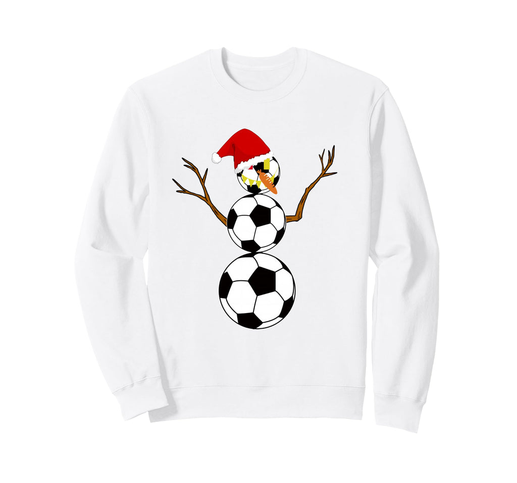Soccer Coach Referee Soccer Snowman Sweatshirt - Graphic Print Unisex - T-Shirt, Sweatshirt, Hoodie
