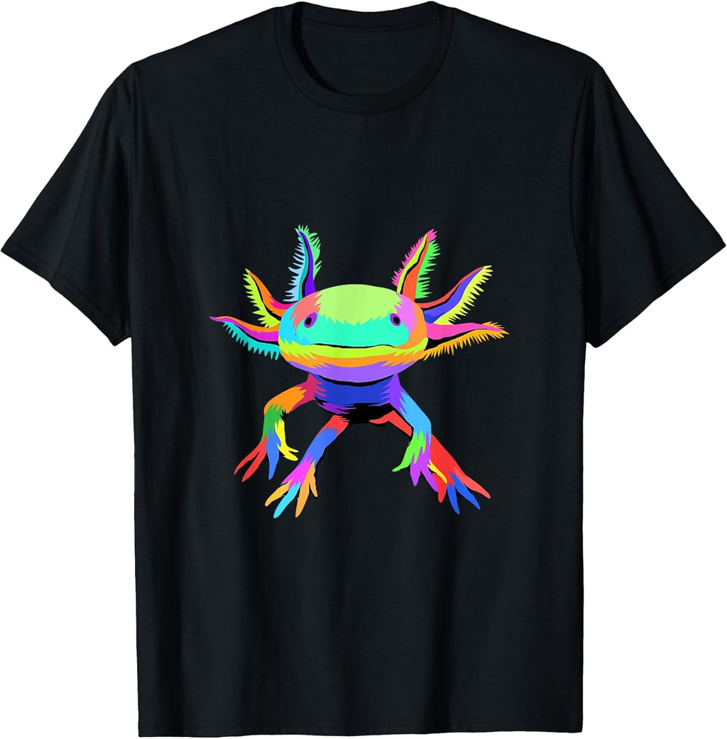 Axolotl Pop Art Animal Lover - Adult & Kids T-Shirts, Sweatshirts & Hoodies apparel design preview 1