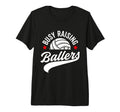 Busy Raising Ballers Volleyball Cheer T-Shirt - Aesthetic Graphic Unisex - T-Shirt, Sweatshirt, Hoodie