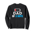 Funny Matching Fathers Day Low Sweatshirt - Minimalist Print for Adults - T-Shirt, Sweatshirt, Hoodie