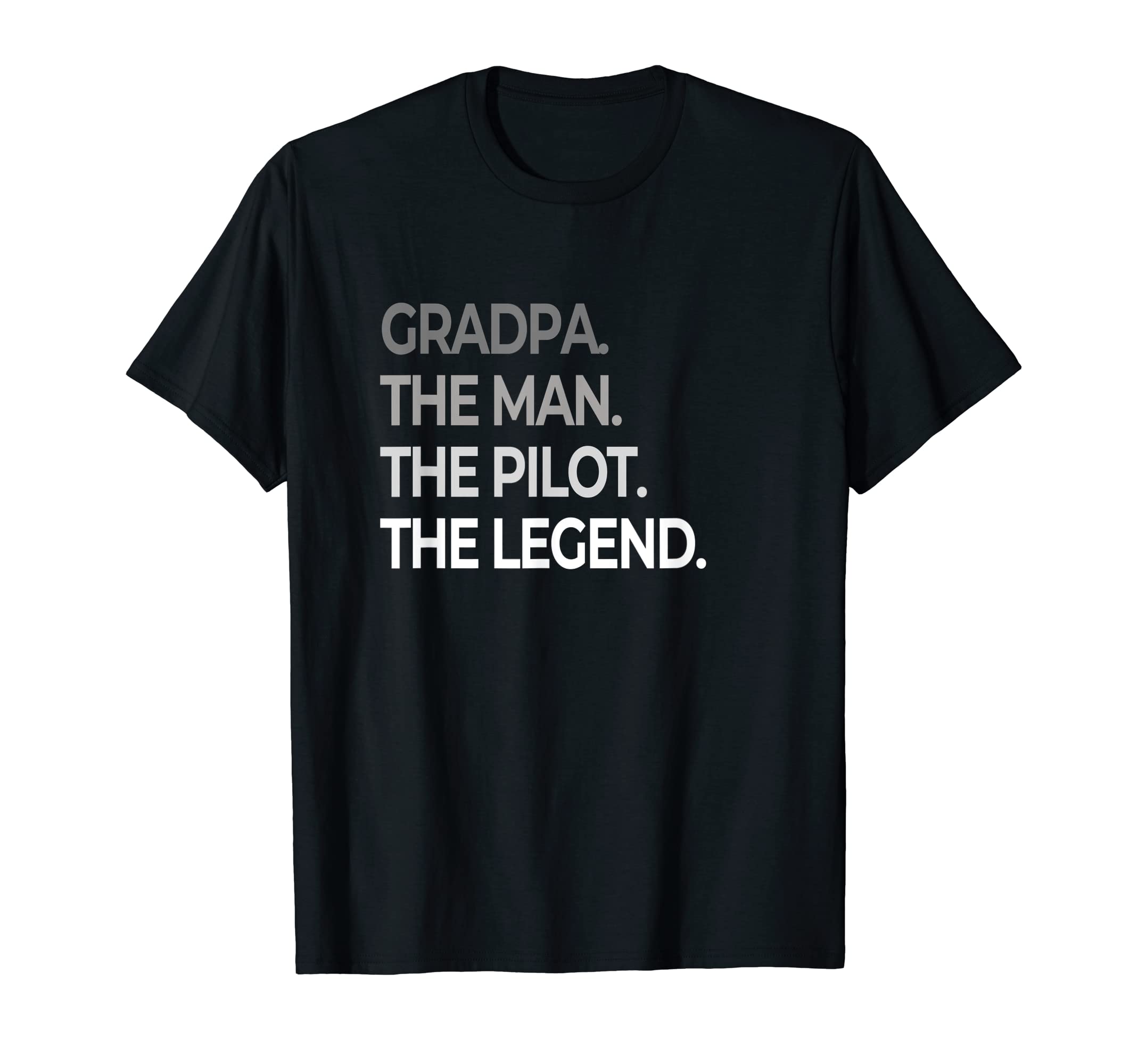 Mens Grandpa Pilot Legend Aviation Dad T-Shirt - Streetwear Style Unisex - T-Shirt, Sweatshirt, Hoodie
