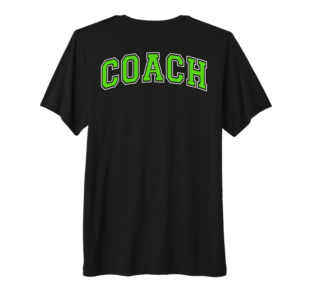 Coach Sports Trainer Lime Green T-Shirt - Aesthetic Graphic for Adults - T-Shirt, Sweatshirt, Hoodie