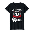 Funny Soccer Lover Moms Goalie T-Shirt - Minimalist Print for Adults - T-Shirt, Sweatshirt, Hoodie
