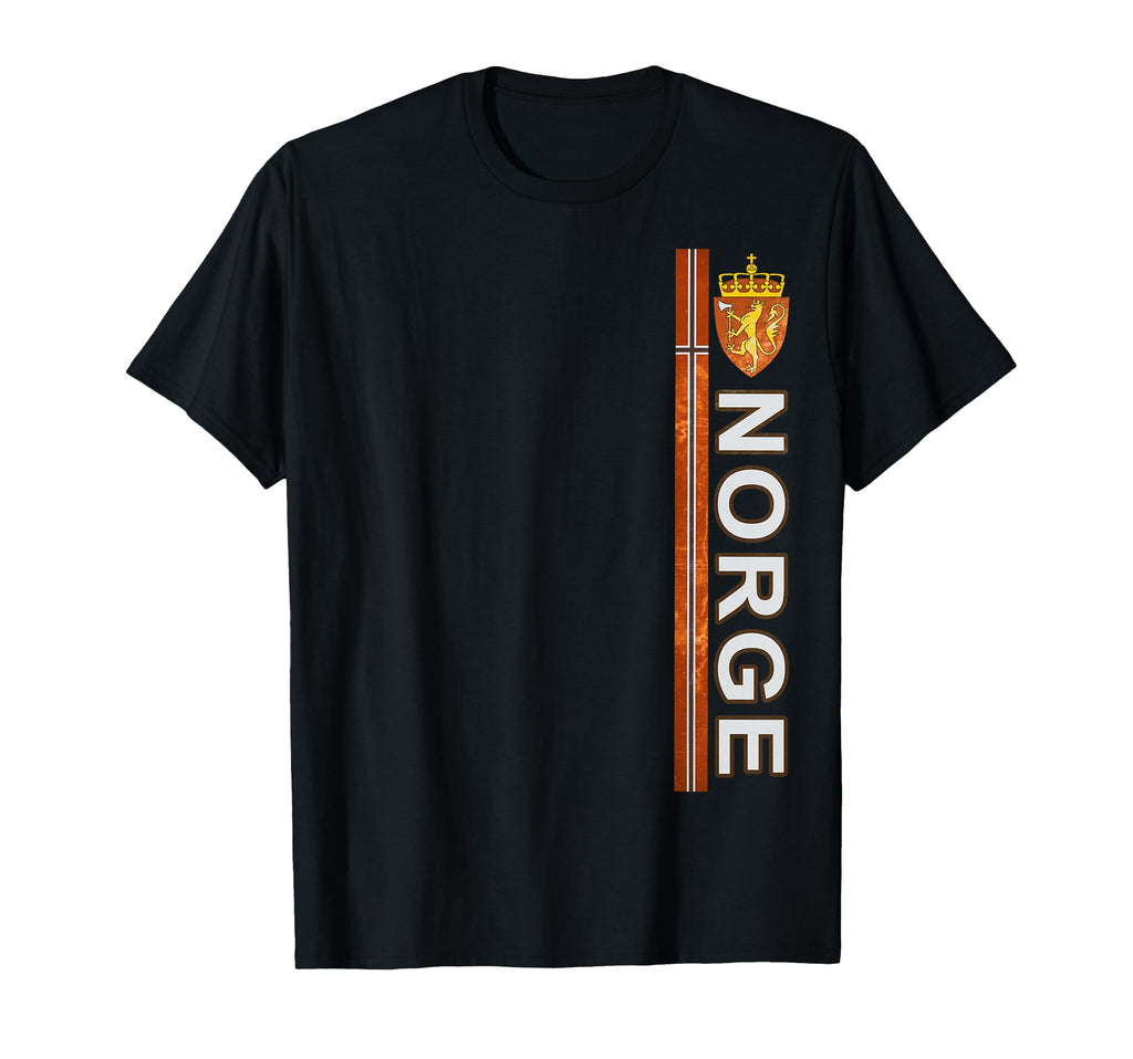 Norge Flag Pride Soccer And Sport T-Shirt - Fun Novelty Design for Adults - T-Shirt, Sweatshirt, Hoodie