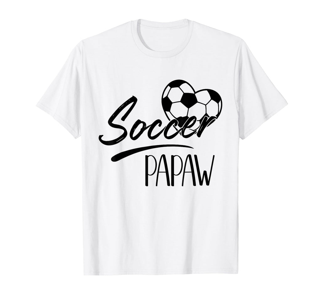 Soccer Papaw Heart Family Matching T-Shirt - Streetwear Style for Adults - T-Shirt, Sweatshirt, Hoodie
