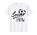 Soccer Papaw Heart Family Matching T-Shirt - Streetwear Style for Adults - T-Shirt, Sweatshirt, Hoodie