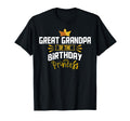 Great Grandpa Birthday Princess Party T-Shirt - Streetwear Style Men Women - T-Shirt, Sweatshirt, Hoodie