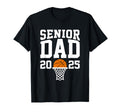 Proud Dad 2025 Senior Graduate Basketball T-Shirt - Custom Art Print Unisex - T-Shirt, Sweatshirt, Hoodie