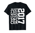 2017 Just Who Loves Soccer 9Th T-Shirt - Casual Everyday Wear Men Women - T-Shirt, Sweatshirt, Hoodie