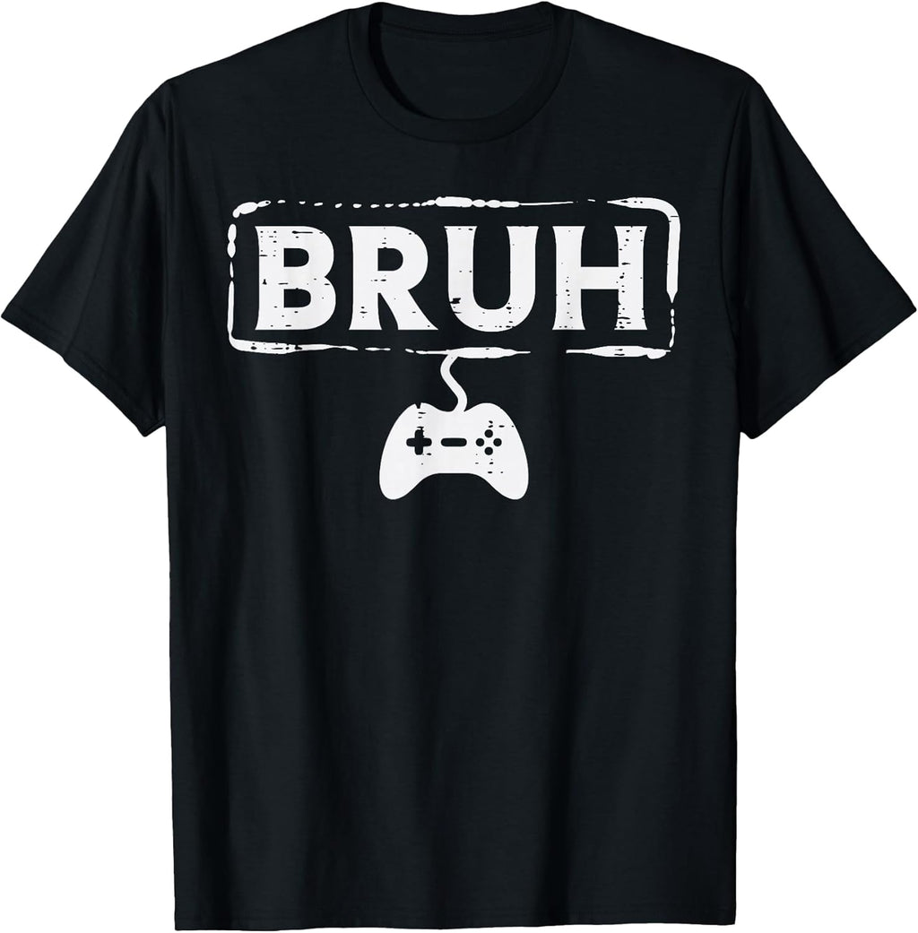 Gamer Bruh Video Game Funny Gaming Teen Men Boys Kids - Adult & Kids T-Shirts, Sweatshirts & Hoodies apparel design preview 1