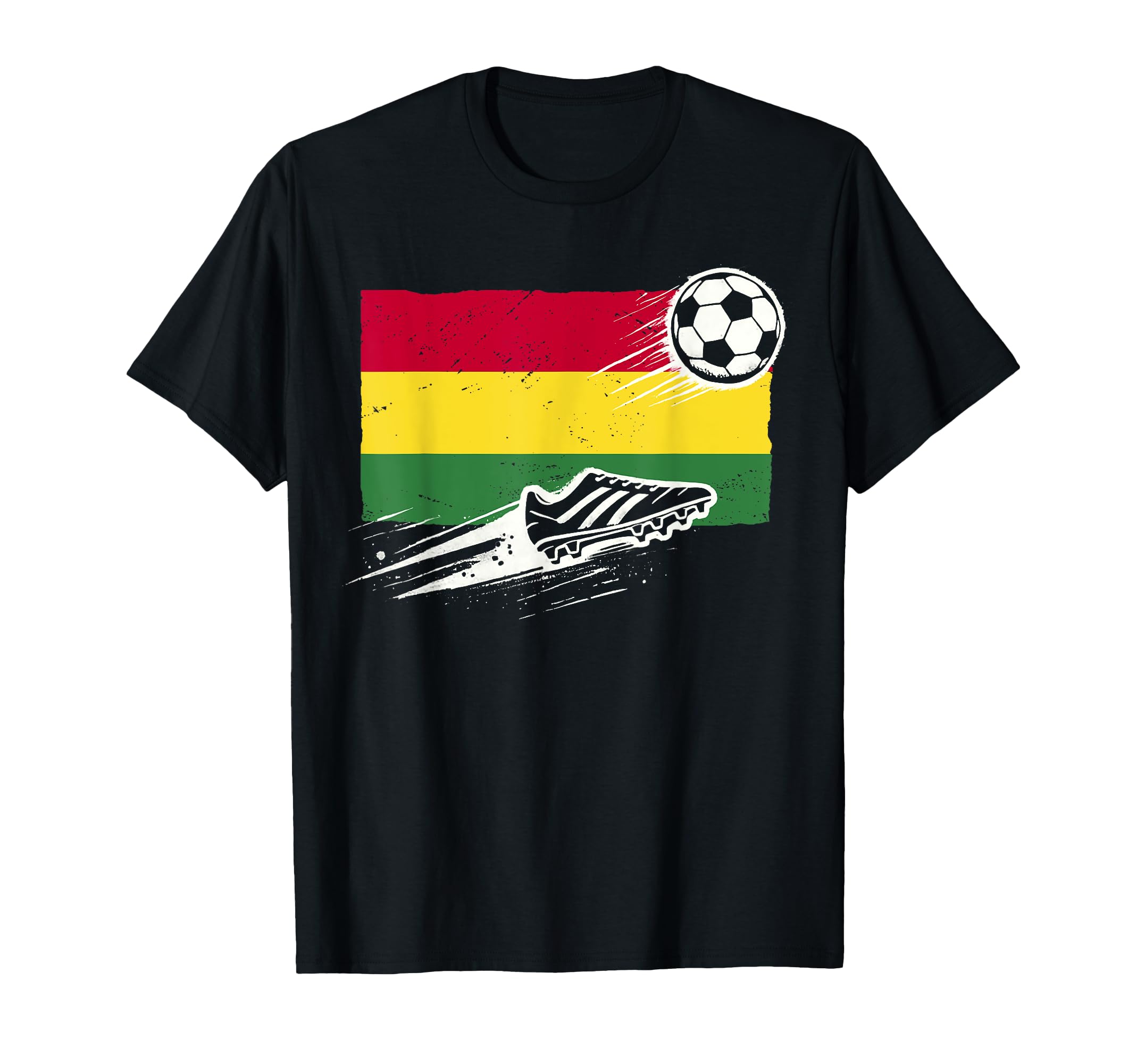 Bolivia Flag Bolivian Soccer Flag T-Shirt - Aesthetic Graphic for Adults - T-Shirt, Sweatshirt, Hoodie