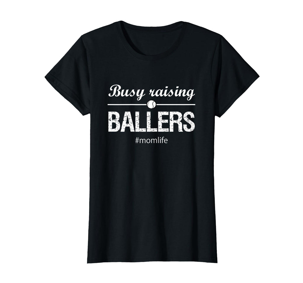 Tennis Mom Busy Raising Ballers T-Shirt - Aesthetic Graphic Men Women - T-Shirt, Sweatshirt, Hoodie