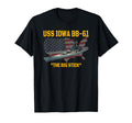 World War Ii Warship Uss Iowa Ww2 Bb T-Shirt - Custom Art Print Men Women - T-Shirt, Sweatshirt, Hoodie