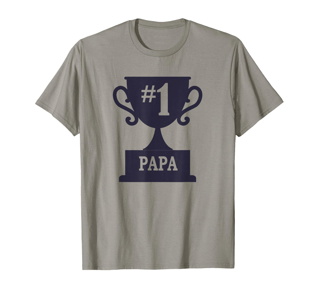 Number 1 Papa Funny Fathers Day Dads Mens T-Shirt - Trendy Graphic Unisex - T-Shirt, Sweatshirt, Hoodie