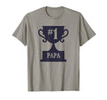 Number 1 Papa Funny Fathers Day Dads Mens T-Shirt - Trendy Graphic Unisex - T-Shirt, Sweatshirt, Hoodie