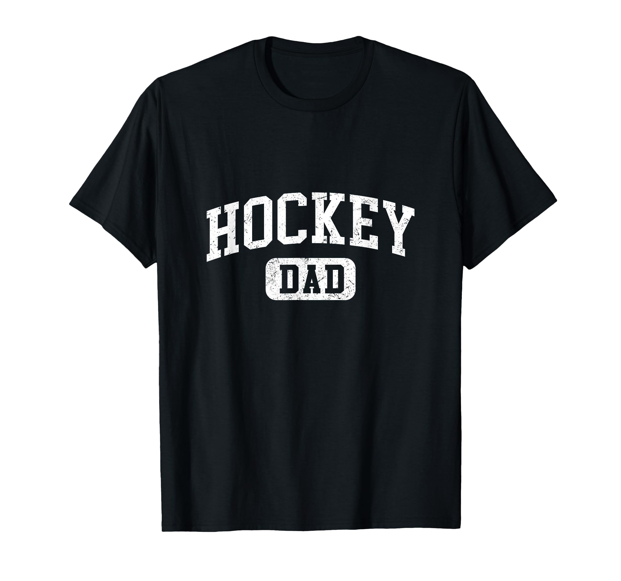 Hockey Dad Funny Lettering Fathers T-Shirt - Custom Art Print for Adults - T-Shirt, Sweatshirt, Hoodie