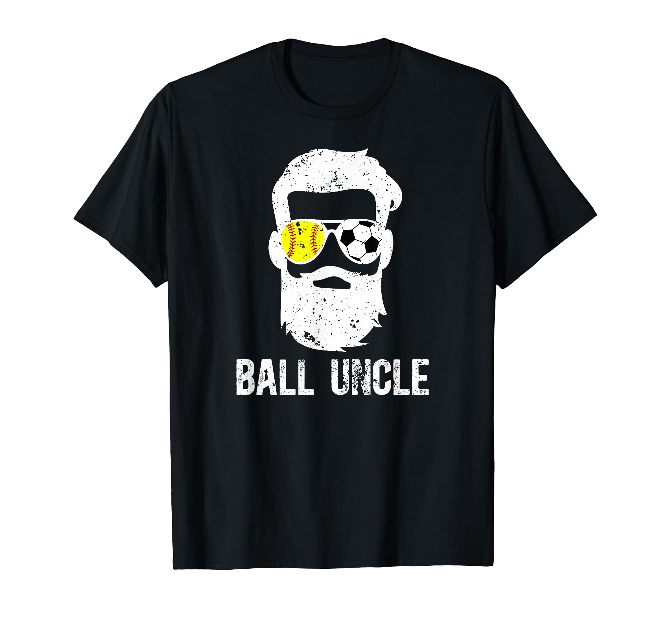 Ball Uncle Proud Soccer Softball Uncle T-Shirt - Unique Graphic Men Women - T-Shirt, Sweatshirt, Hoodie