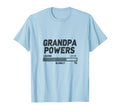 Grandpa Powers Loading Slowly Funny T-Shirt - Minimalist Print for Adults - T-Shirt, Sweatshirt, Hoodie
