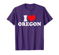 I Love Oregon I Heart Oregon T-Shirt - Graphic Print for Adults - T-Shirt, Sweatshirt, Hoodie