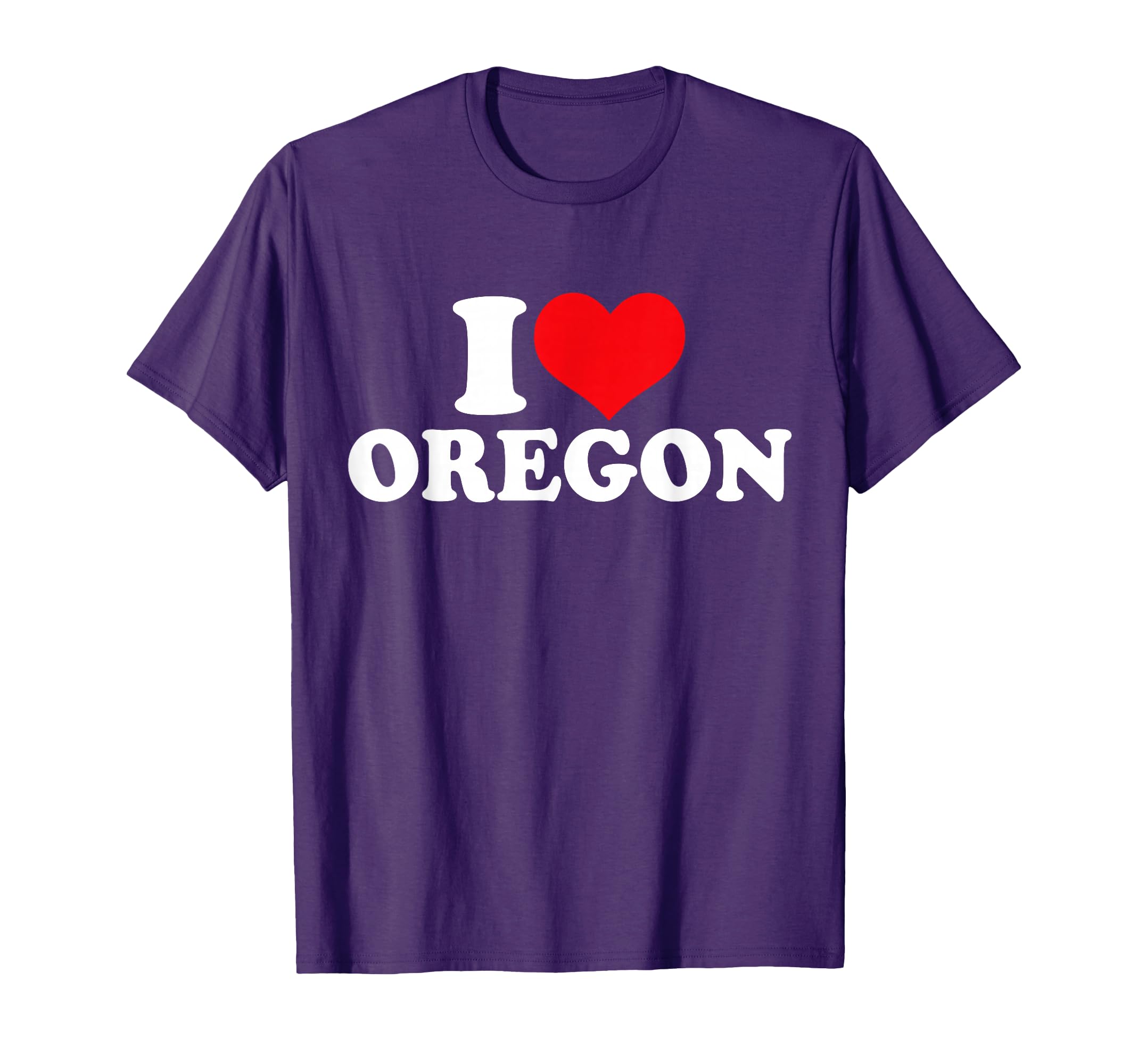 I Love Oregon I Heart Oregon T-Shirt - Graphic Print for Adults - T-Shirt, Sweatshirt, Hoodie