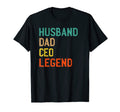 Mens Husband Dad Ceo Legend Fathers Day T-Shirt - Minimalist Print Unisex - T-Shirt, Sweatshirt, Hoodie