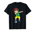 Dabbing Soccer Brazil Brazilian Soccer T-Shirt - Unique Graphic for Adults - T-Shirt, Sweatshirt, Hoodie