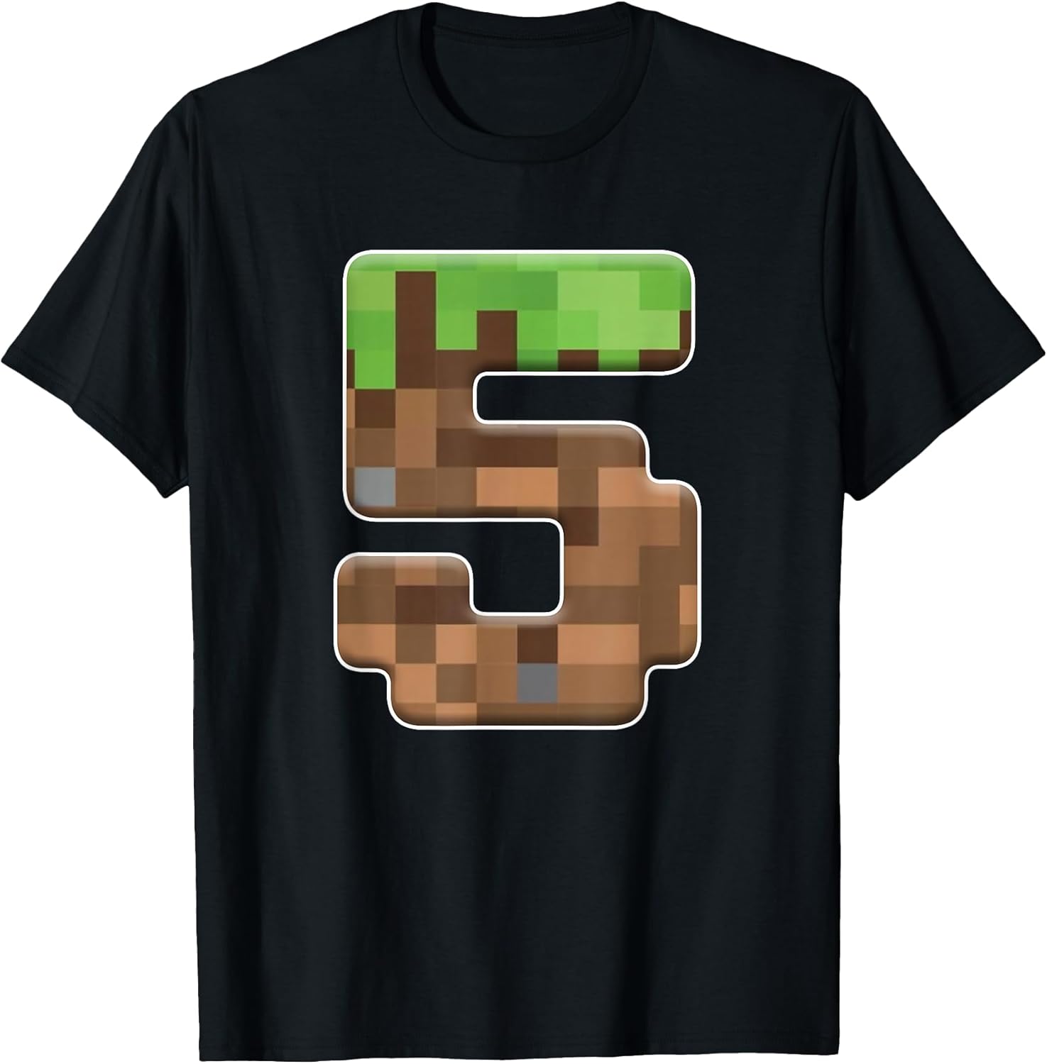 5th Birthday Boy 5 Years Old Bday Game Pixel - Adult & Kids T-Shirts, Sweatshirts & Hoodies apparel design preview 1