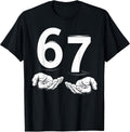 Funny Six Seven 6 7 Meme Gen Alpha Slang Hands - Adult & Kids T-Shirts, Sweatshirts & Hoodies apparel design preview 1