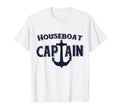 Houseboat Captain Anchor Grandpa Dad Sweatshirt - Trendy Graphic for Adults - T-Shirt, Sweatshirt, Hoodie