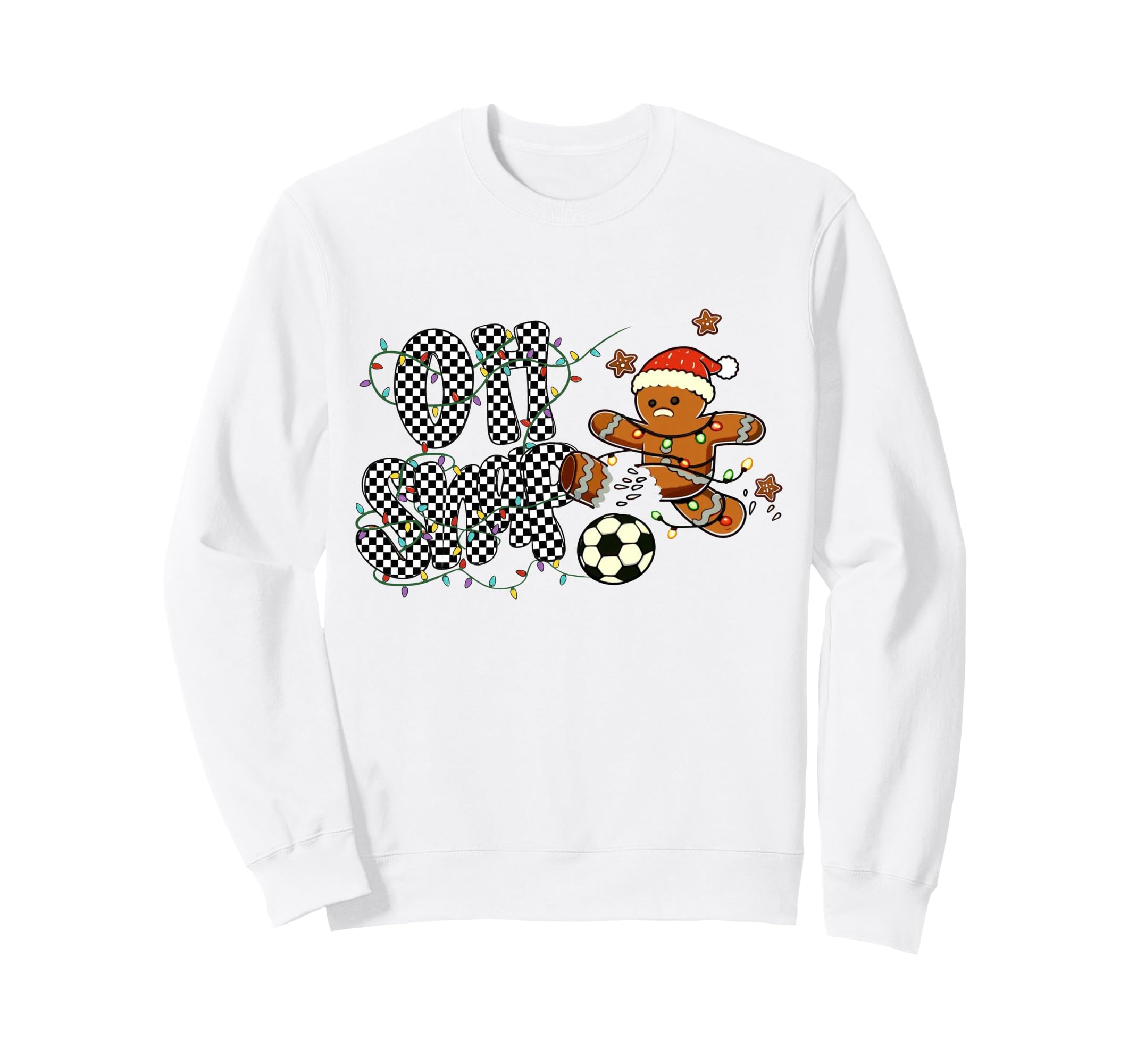 Funny Oh Snap Gingerbread Soccer Sweatshirt - Aesthetic Graphic Unisex - T-Shirt, Sweatshirt, Hoodie