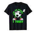 Happy 7 Birthday 7 Year Old Dabbing Soccer T-Shirt - Trendy Graphic Unisex - T-Shirt, Sweatshirt, Hoodie
