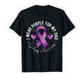 I Wear Purple My Dad Epilepsy T-Shirt - Custom Art Print Men Women - T-Shirt, Sweatshirt, Hoodie