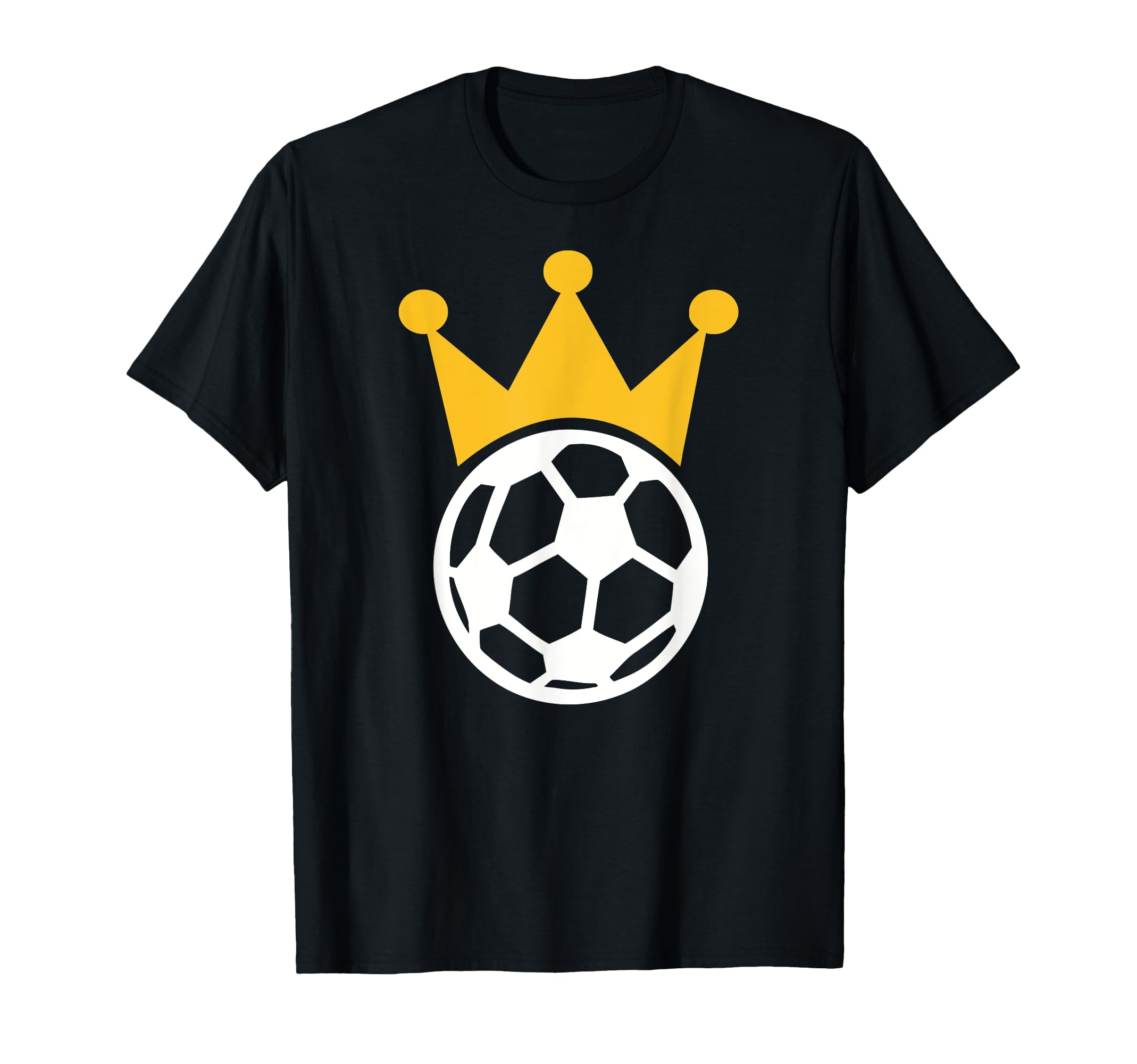 Soccer Crown T-Shirt - Trendy Graphic Unisex - T-Shirt, Sweatshirt, Hoodie
