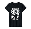 Womens Proud Mom Soccer Player Number T-Shirt - Fun Novelty Design Unisex - T-Shirt, Sweatshirt, Hoodie